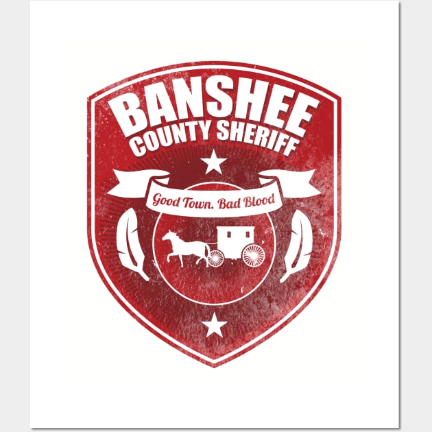 Banshee County Sheriff Wall Art by SmallDogTees